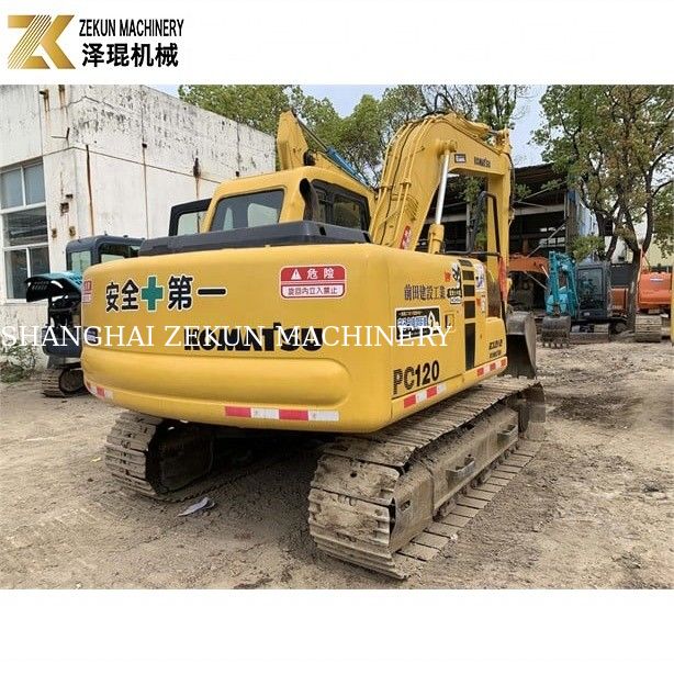 সাশ্রয়ী মূল্যের 63kw Komatsu PC120-6 ক্রলার এক্সক্যাভারেটর 120 6 8 কৃষি খনন জন্য