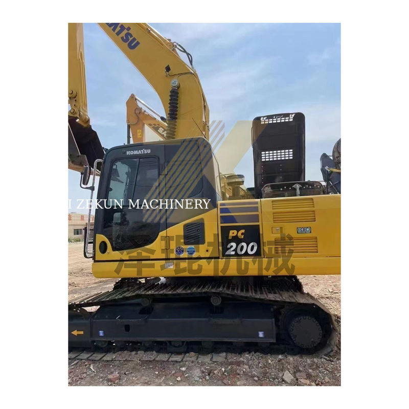 ব্যবহৃত কোমাটসু PC200-8 PC200 Excavator 0.8m3 বালতি ধারণক্ষমতা সঙ্গে পৃথিবী সরানো মেশিন
