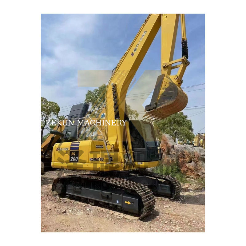 ব্যবহৃত কোমাটসু PC200-8 PC200 Excavator 0.8m3 বালতি ধারণক্ষমতা সঙ্গে পৃথিবী সরানো মেশিন
