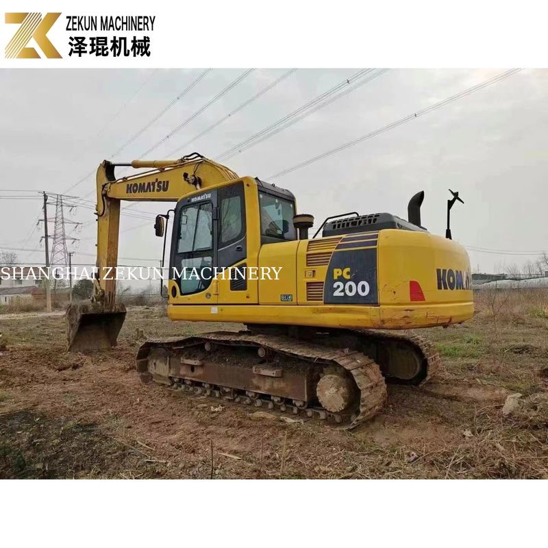 ব্যবহৃত Komatsu PC200-8MO ক্রলার এক্সক্যাভেটর 2001-4000 ঘন্টা মাঝারি আকারের