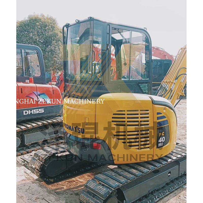 ছোট আকারের ব্যবহৃত Komatsu PC 40 Excavator PC40MR-1 PC40MR-2 কাজের সময় সহ 2001-4000