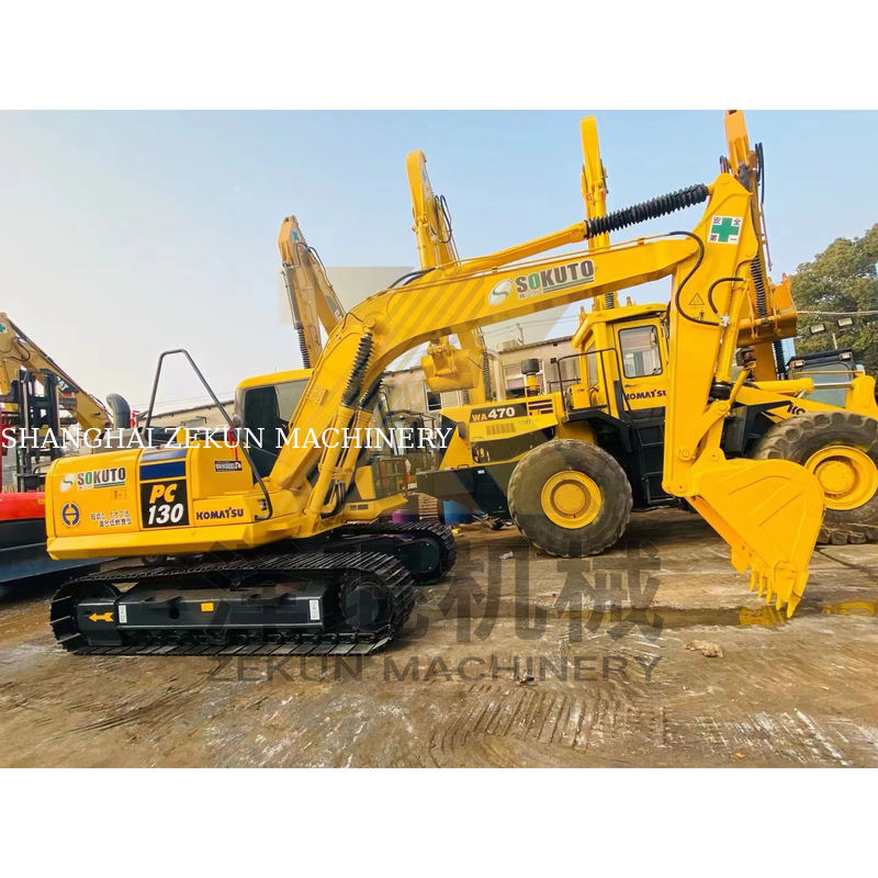 কমাতু PC130-7 PC130-8M0 ভাল অবস্থায় ট্রেঞ্চ ডিগার জন্য খননকারী