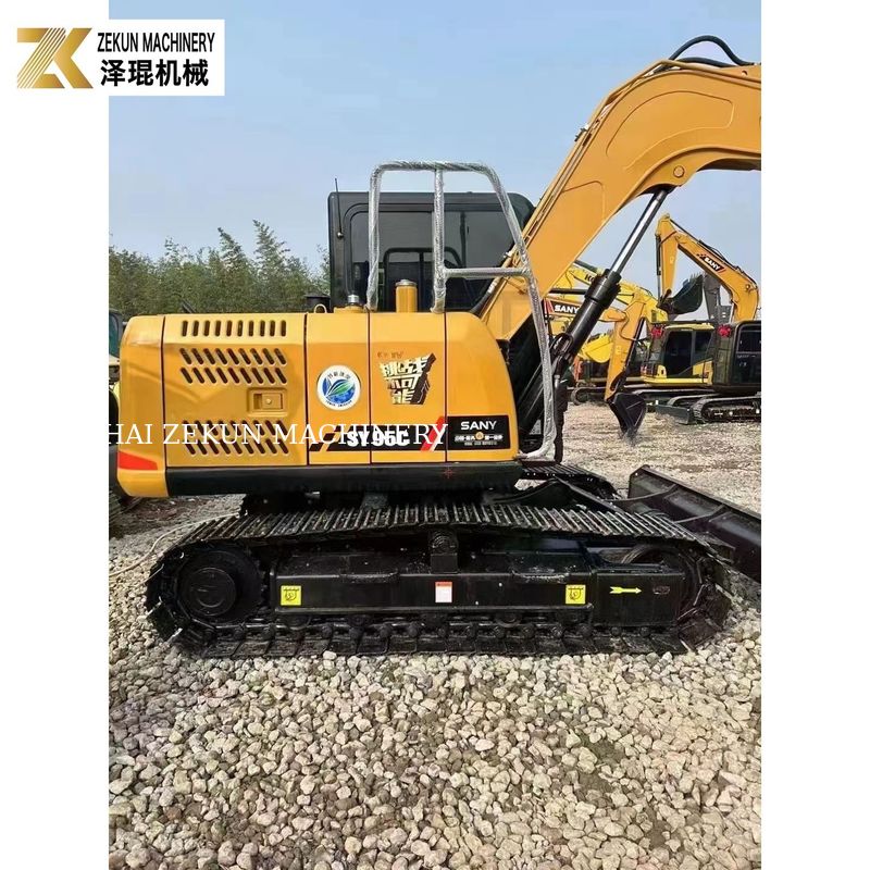 আমদানিকৃত ইঞ্জিন সানি SY95C প্রো এক্সক্যাভেটর 9 টন নির্মাণ প্রকল্পের জন্য নিখুঁত