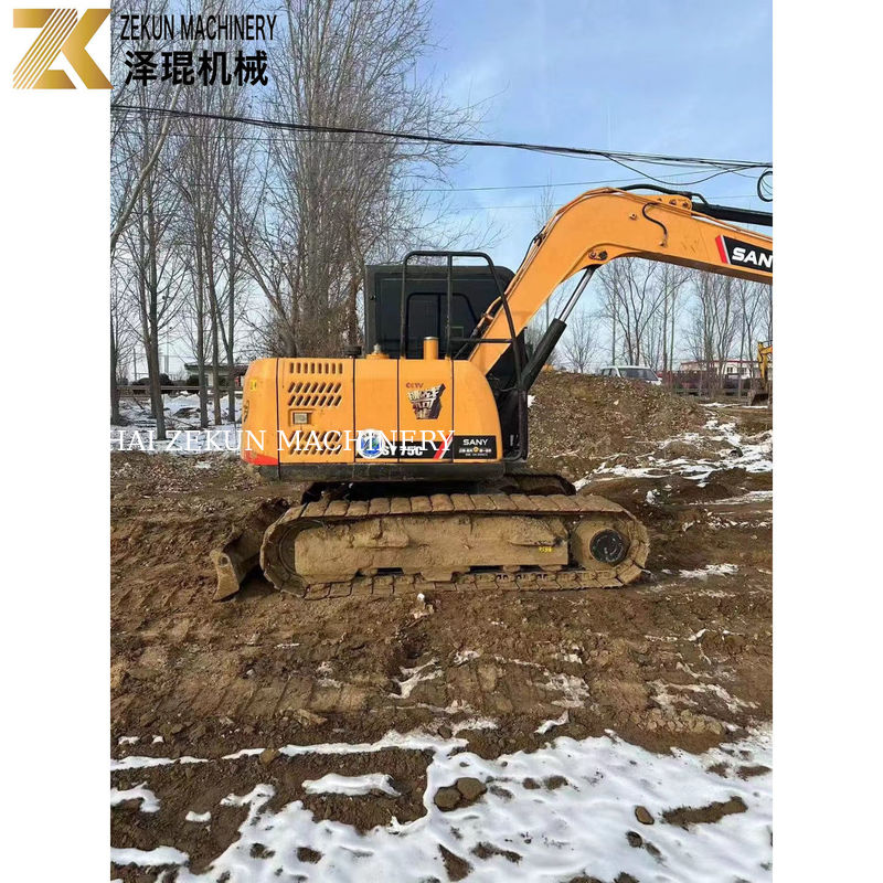 40.9kw পাওয়ার এবং কম ঘন্টা সঙ্গে ব্যবহৃত SANY 75C Excavator বিক্রয়ের জন্য