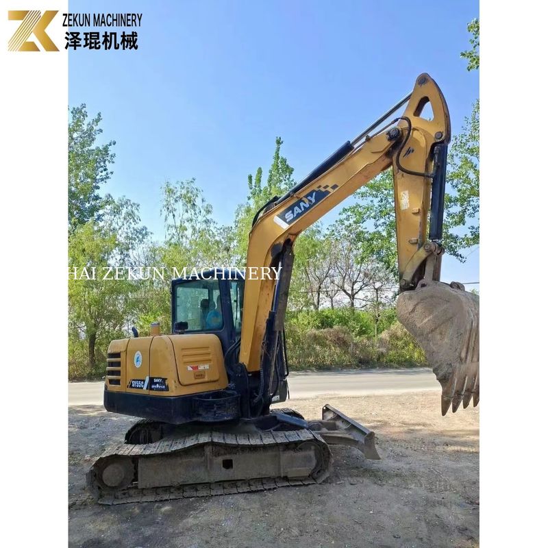 স্যানি ৫৫ এক্সক্যাভেটর SY55C-৯ ৫.৫ টন অপারেটিং ওজন মূল পেইন্ট