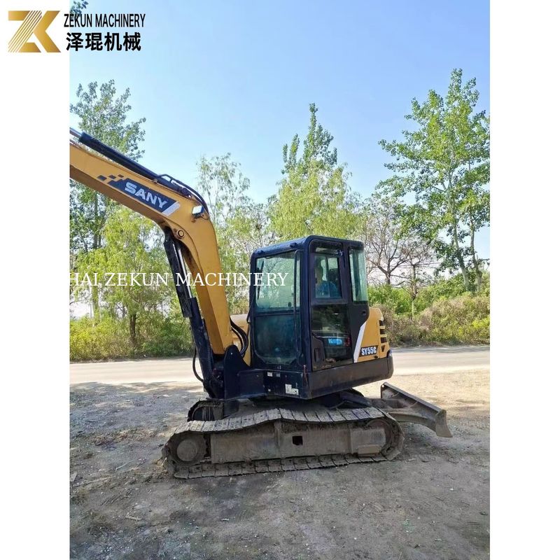 স্যানি ৫৫ এক্সক্যাভেটর SY55C-৯ ৫.৫ টন অপারেটিং ওজন মূল পেইন্ট