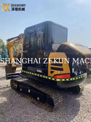 36KW সেকেন্ড হ্যান্ড মিনি এক্সক্যাভেটর সানি SY60 এক্সক্যাভেটর SY 60C আপনার বাজেটের মধ্যে
