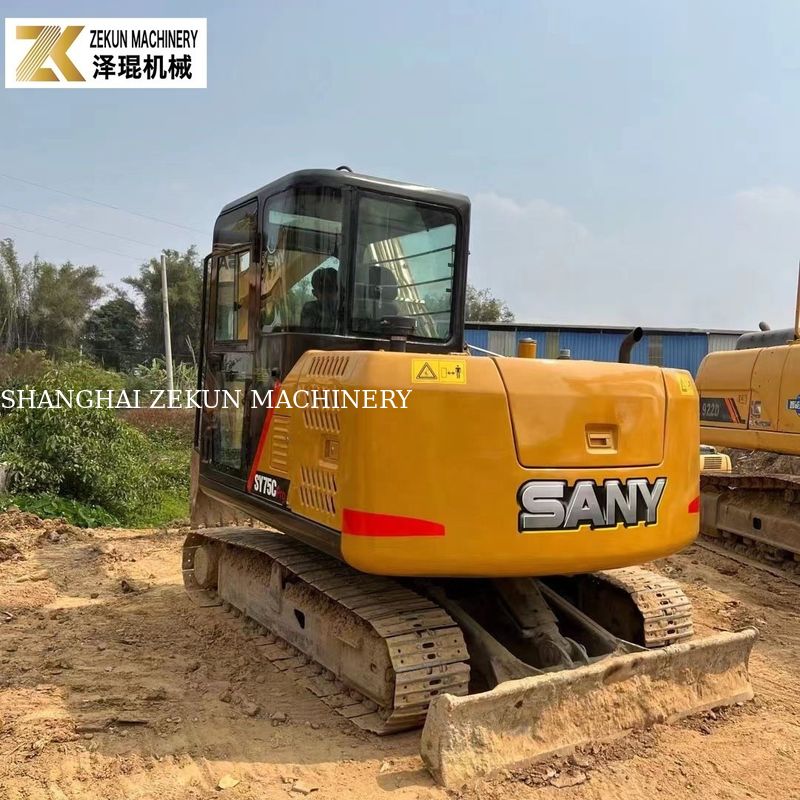 স্যানি ৭৫সি এক্সক্যাভেটর এসওয়াই৭৫সি-৮ এসওয়াই৭৫সি প্রো ৪৩ কেডব্লিউ ইঞ্জিন নির্মাণ প্রকল্পের জন্য উপযুক্ত