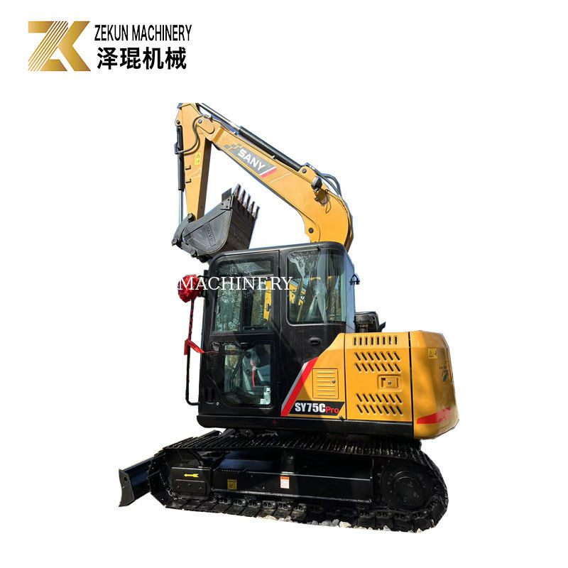ব্যবহৃত Sany SY75C প্রো মিনি এক্সক্যাভার 7.5T 0.28m3 বালতি হাইড্রোলিক ভালভ