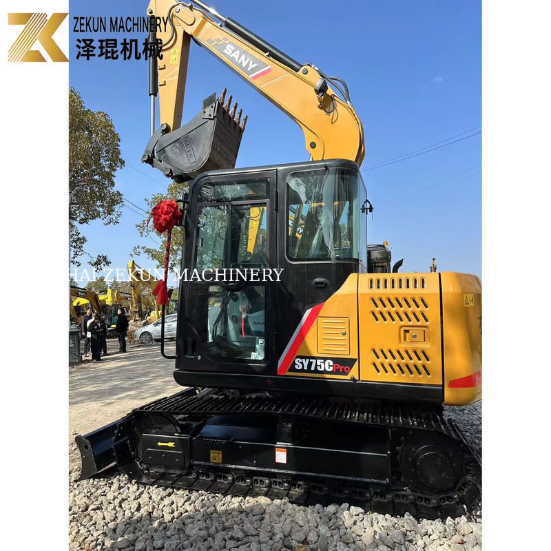 ব্যবহৃত Sany SY75C প্রো মিনি এক্সক্যাভার 7.5T 0.28m3 বালতি হাইড্রোলিক ভালভ