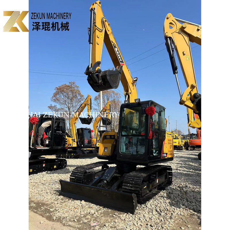 ব্যবহৃত Sany SY75C প্রো মিনি এক্সক্যাভার 7.5T 0.28m3 বালতি হাইড্রোলিক ভালভ