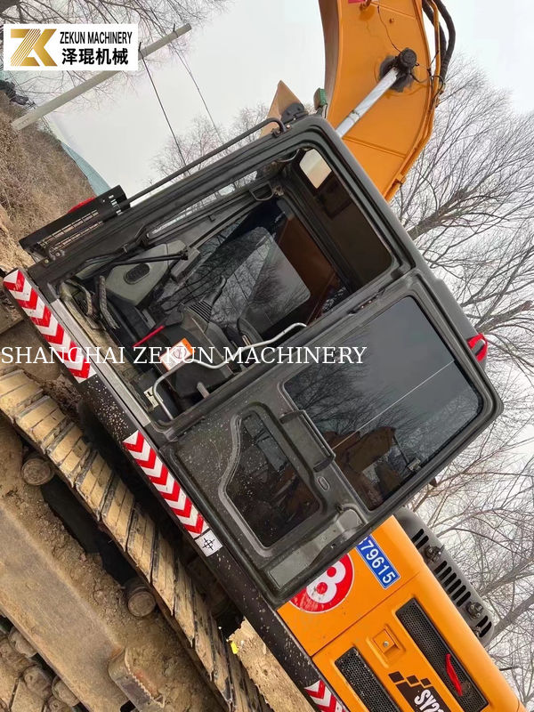 ব্যবহৃত Sany SY215C প্রো এক্সক্যাভেটর 1.2M3 বালতি সহ মাঝারি আকারের ক্রলার