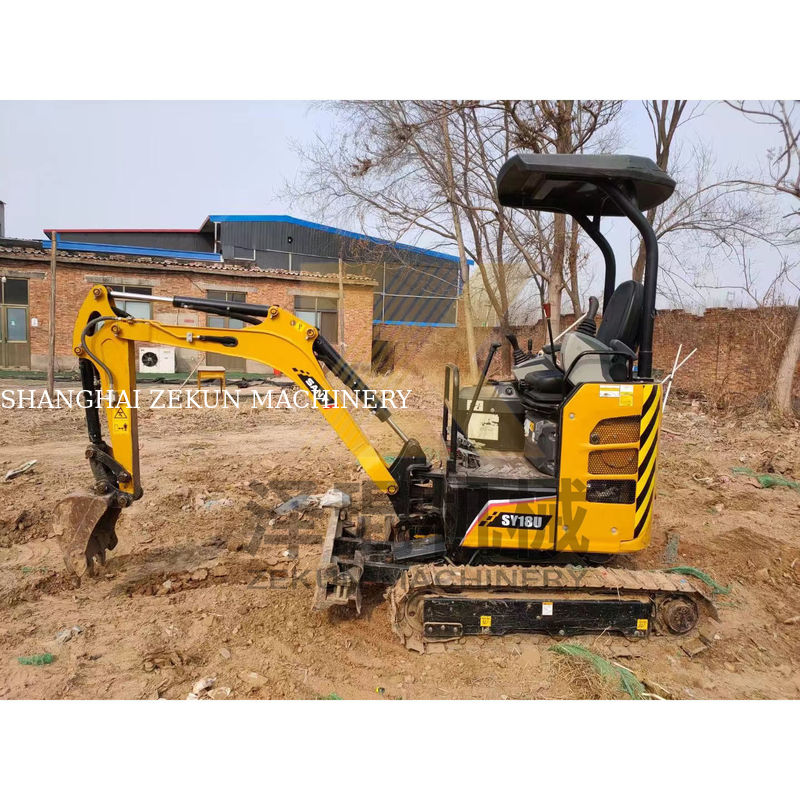 SY18U ১.৮ টন মিনি এক্সক্যাভেটর ছোট স্থান এবং সংকীর্ণ বাজেটের জন্য উপযুক্ত