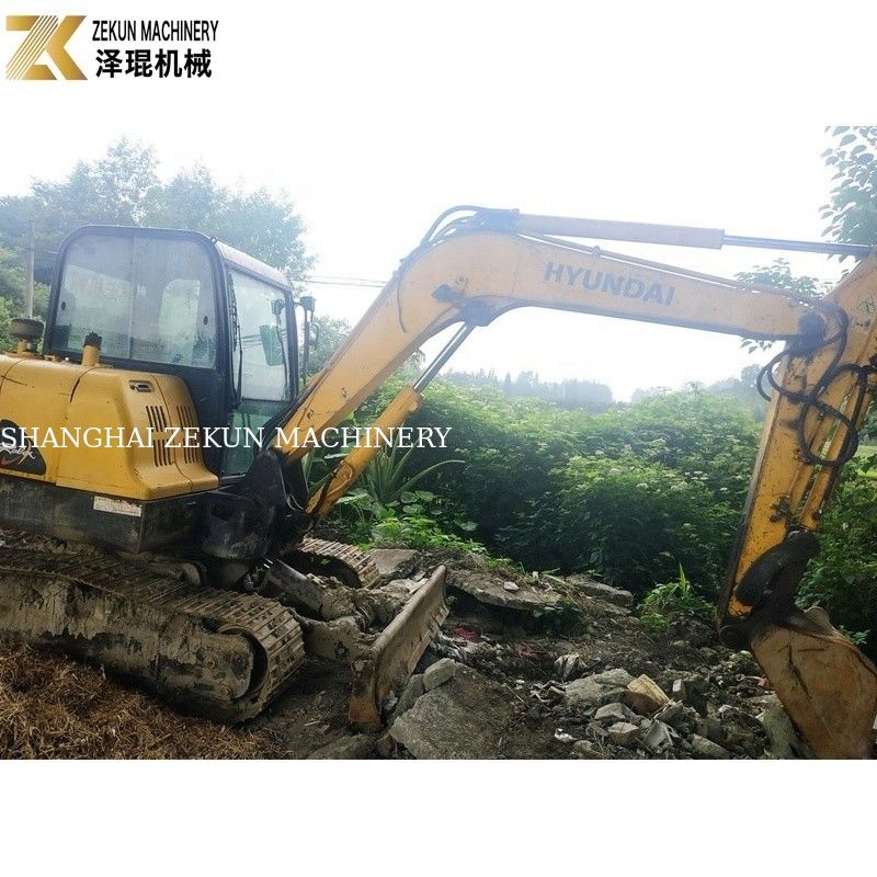 5.5 টন হাইন্ডাই রবেক্স 55-7 হাইড্রোলিক ভালভ সহ খননকারী 0.18m3 বালতি