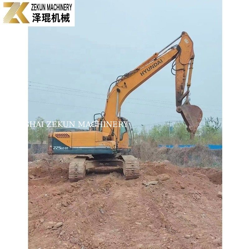 2019 কোরিয়া মূল 22 টন হুন্ডাই 225LC-9 R225-7 ক্রলার এক্সক্যাভেটর