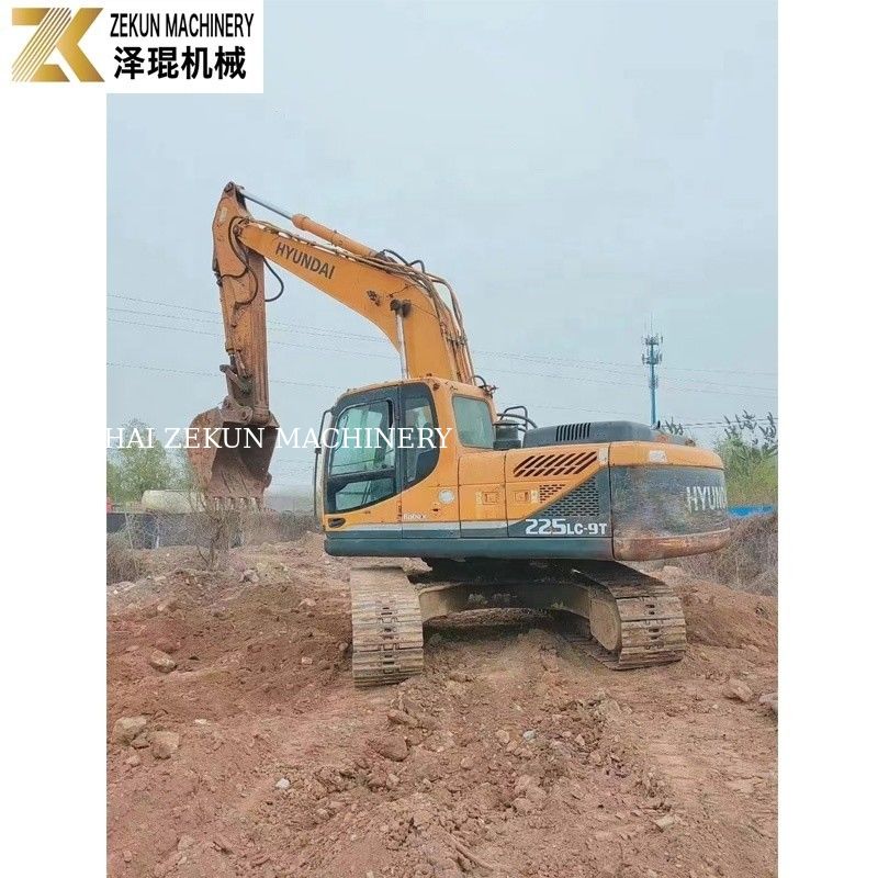 2019 কোরিয়া মূল 22 টন হুন্ডাই 225LC-9 R225-7 ক্রলার এক্সক্যাভেটর
