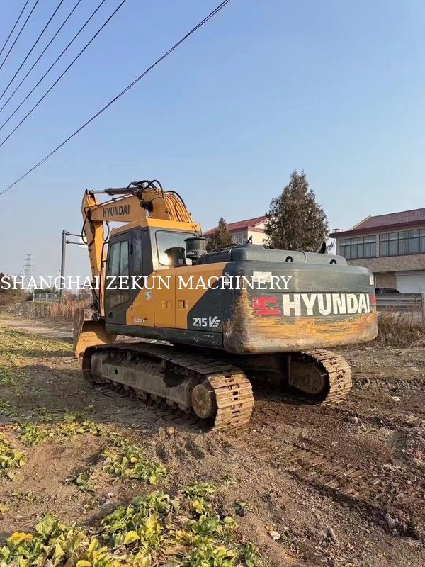 2018 R215VS Excavator 3 800 কাজের ঘন্টা ভারী দায়িত্বের কাজের জন্য উপযুক্ত