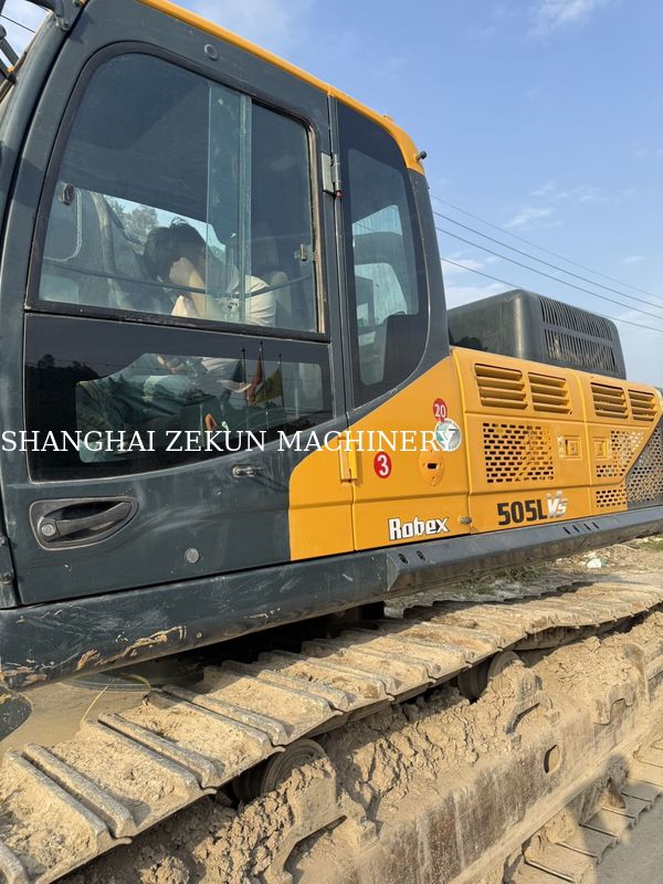2020 হুন্ডাই R505VS 50 টন ভারী দায়িত্ব প্রকল্পের জন্য ভারী দায়িত্ব খননকারী